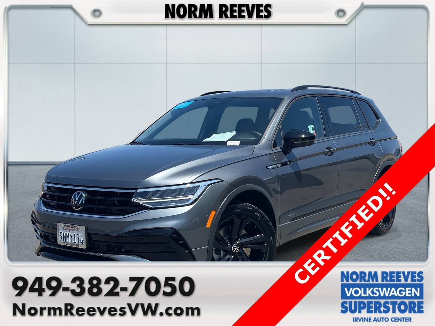2024 Volkswagen Tiguan SE R-Line Black — SUV — 9,520 mi — Irvine, CA