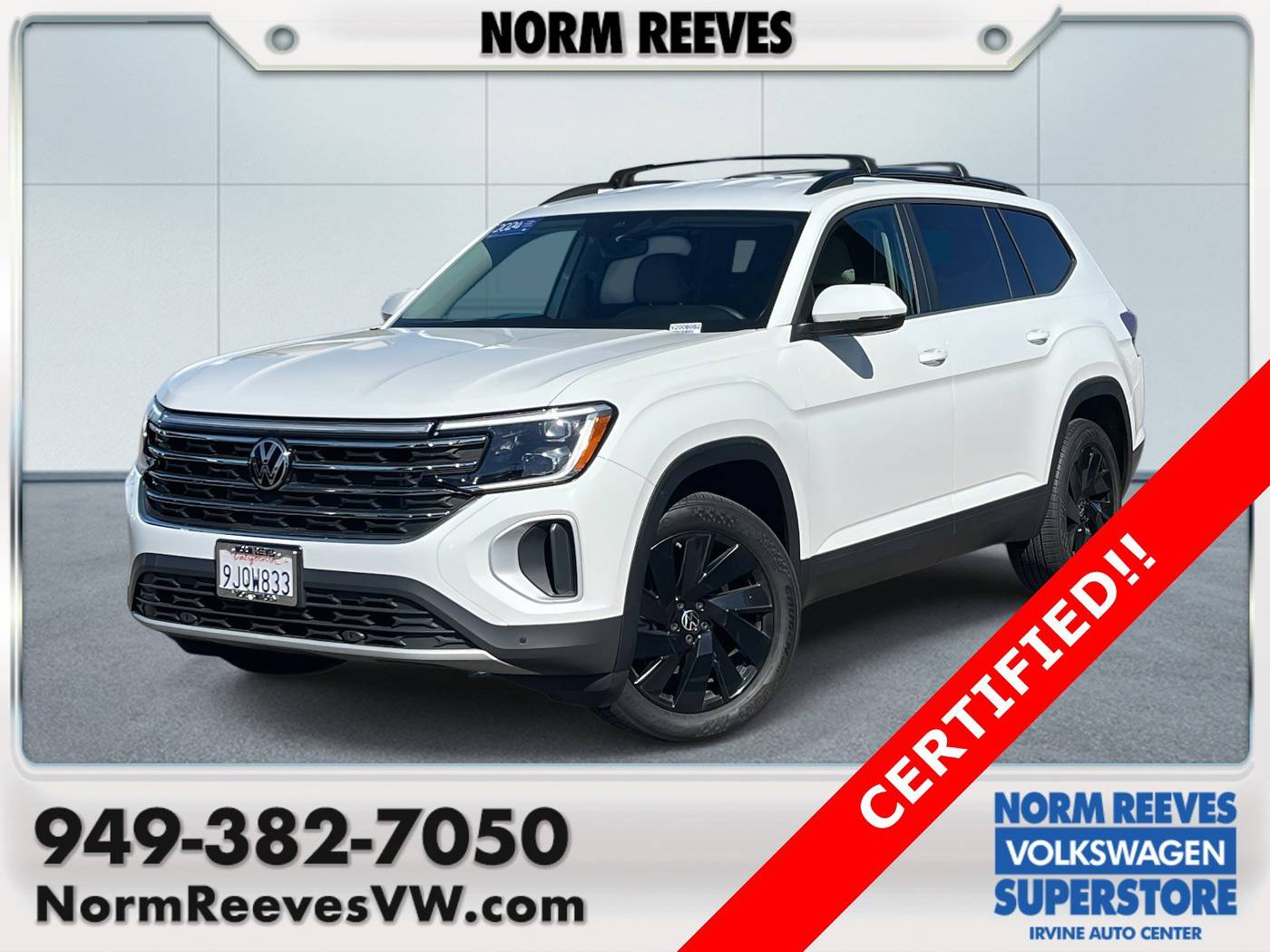 2024 Volkswagen Atlas SE with Technology — SUV — 7,960 mi — Irvine, CA