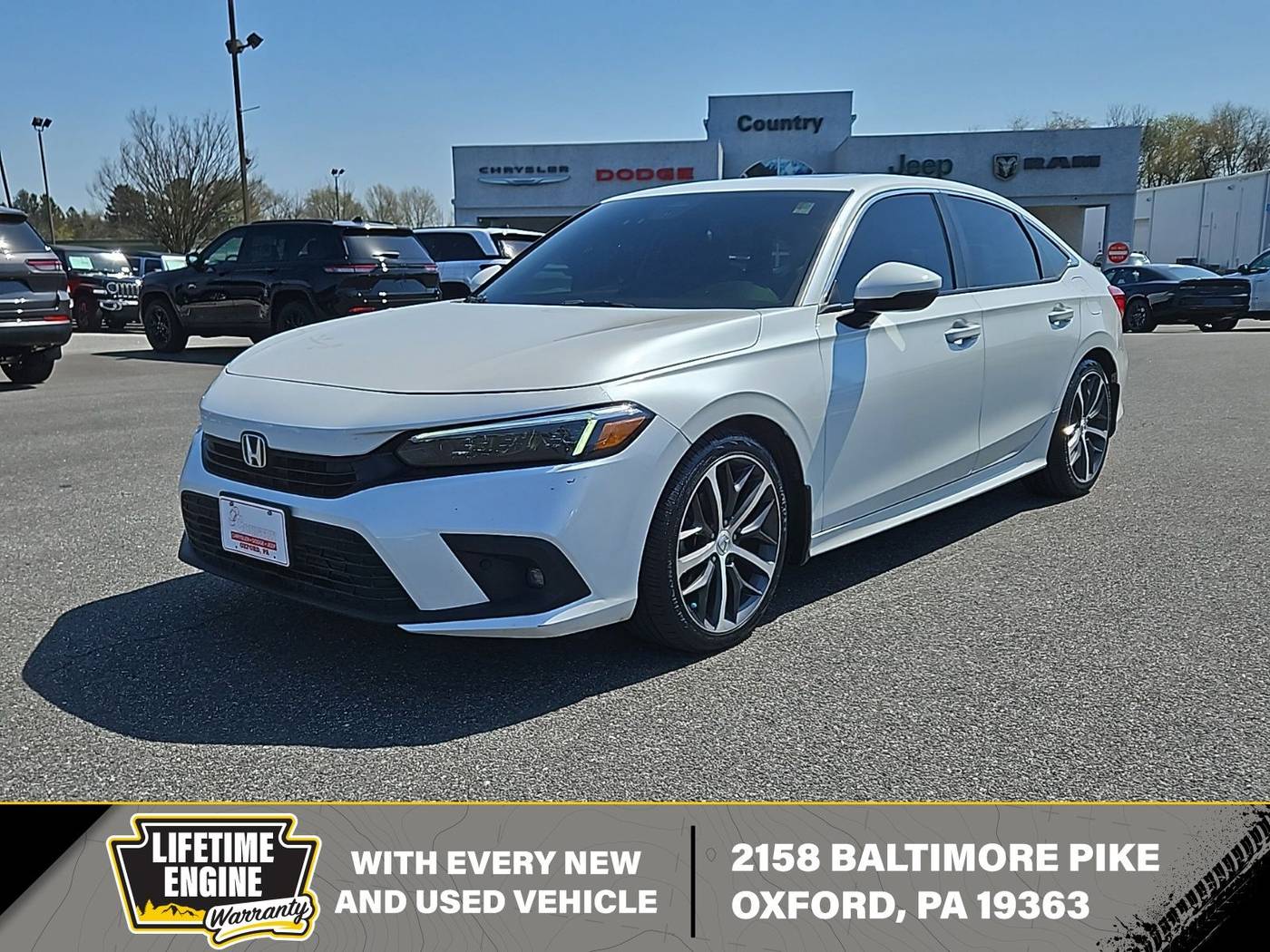 2022 Honda Civic Touring — Sedan — 68,105 mi — Oxford, PA