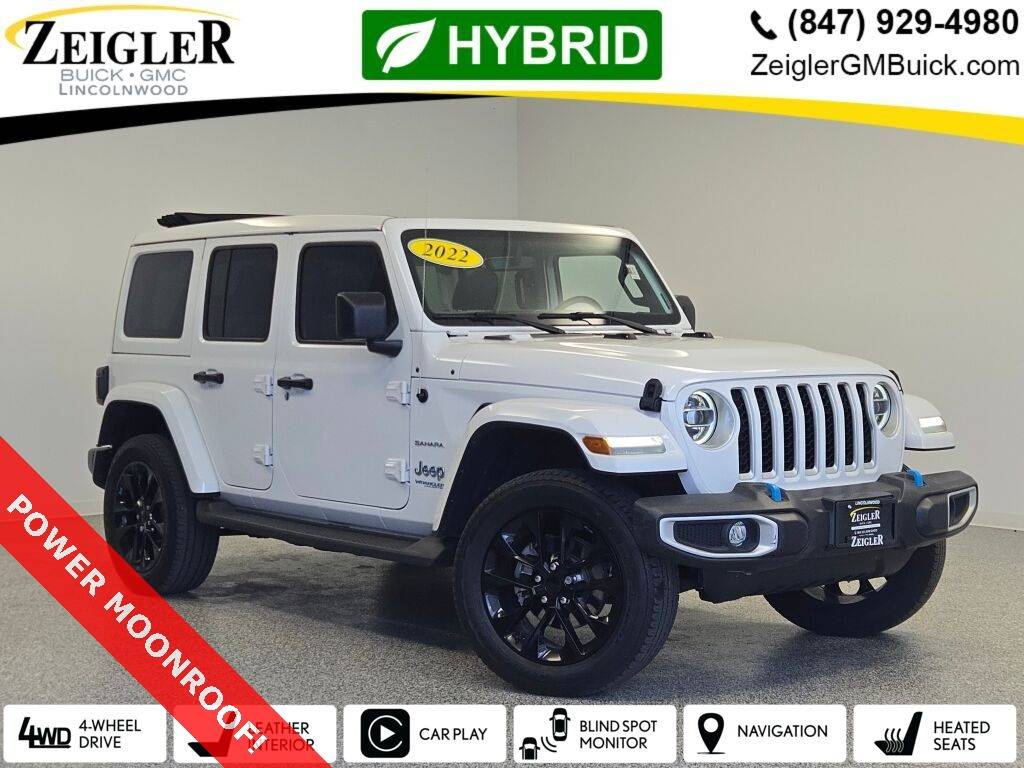 2022 Jeep Wrangler Sahara 4xe — SUV — 43,385 mi — Lincolnwood, IL