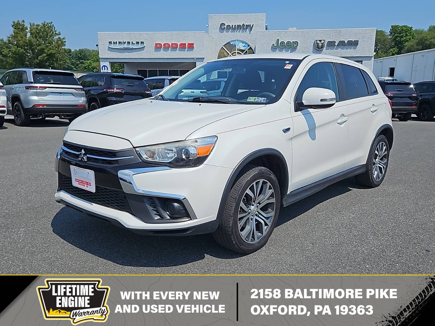 2018 Mitsubishi Outlander Sport ES — SUV — 85,104 mi — Oxford, PA