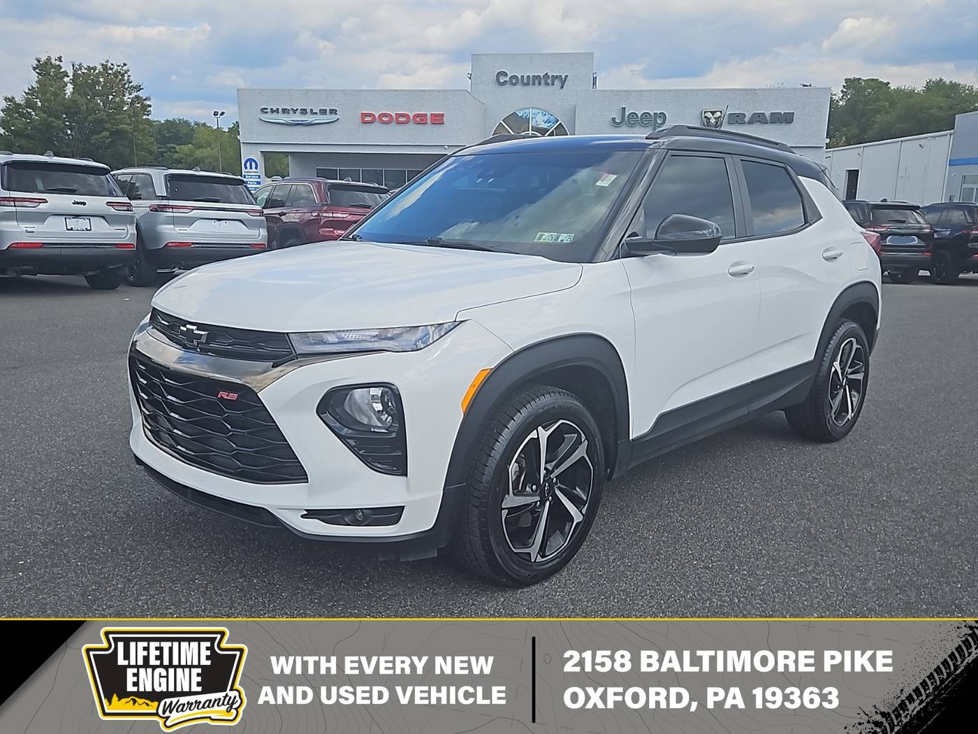 2021 Chevrolet Trailblazer RS — SUV — 75,896 mi — Oxford, PA