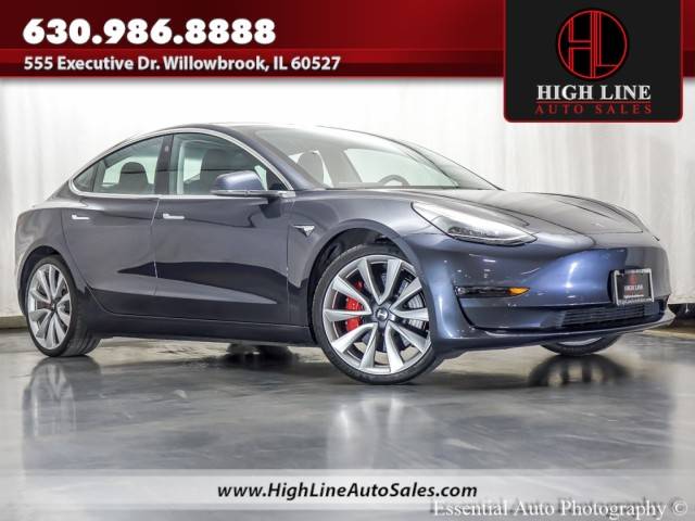2019 Tesla Model 3 Performance — Sedan — 55,793 mi — Willowbrook, IL