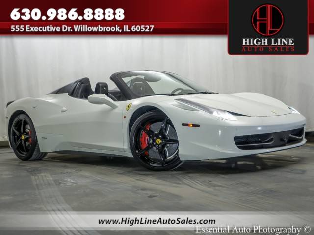 2013 Ferrari 458 Italia Spider — Convertible — 22,775 mi — Willowbrook, IL