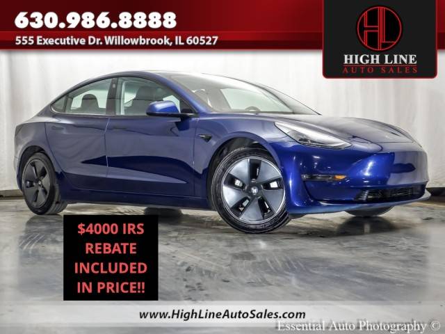 2021 Tesla Model 3 Long Range — Sedan — 65,494 mi — Willowbrook, IL
