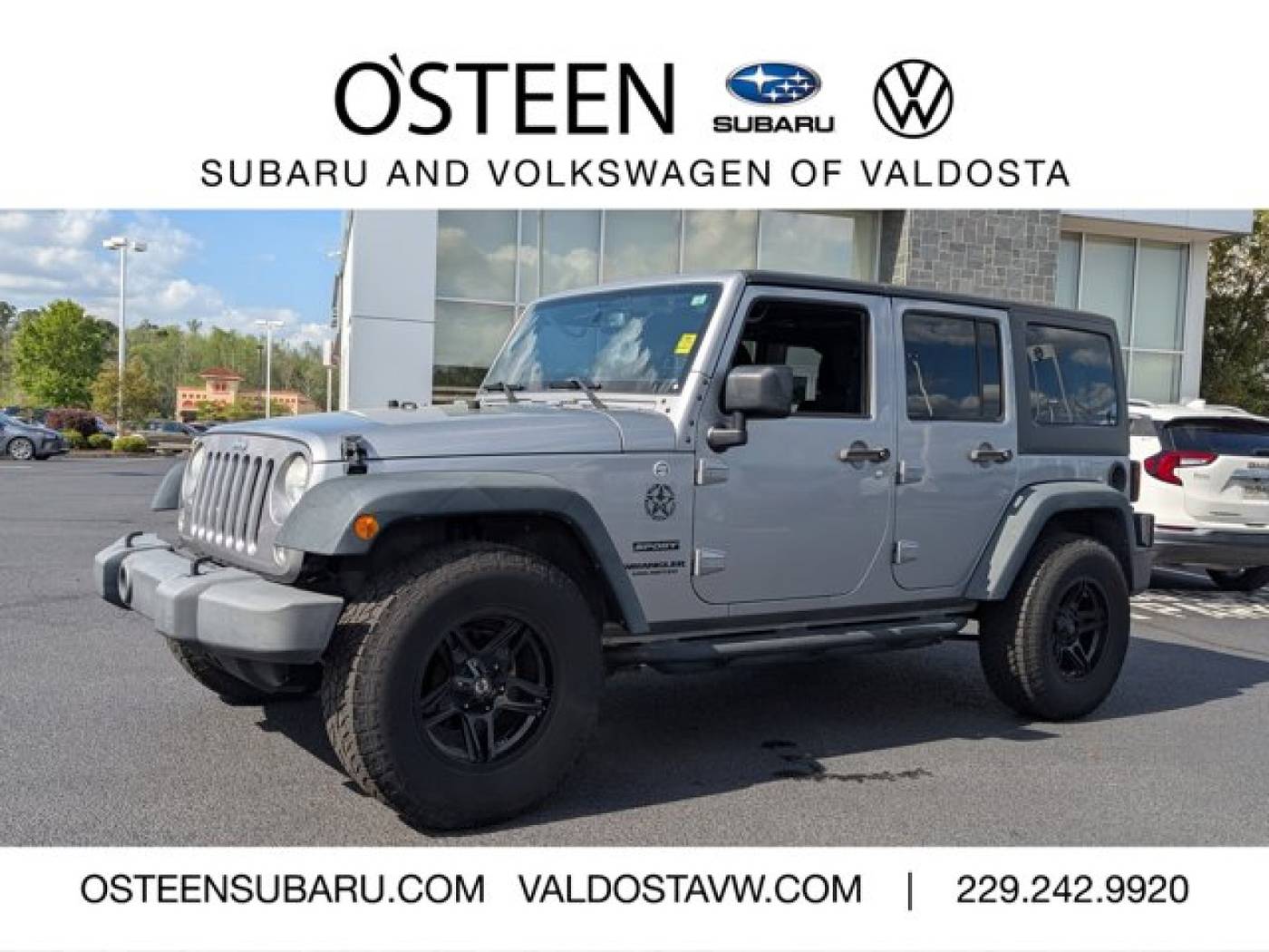 2015 Jeep Wrangler Sport — SUV — 107,908 mi — Valdosta, GA