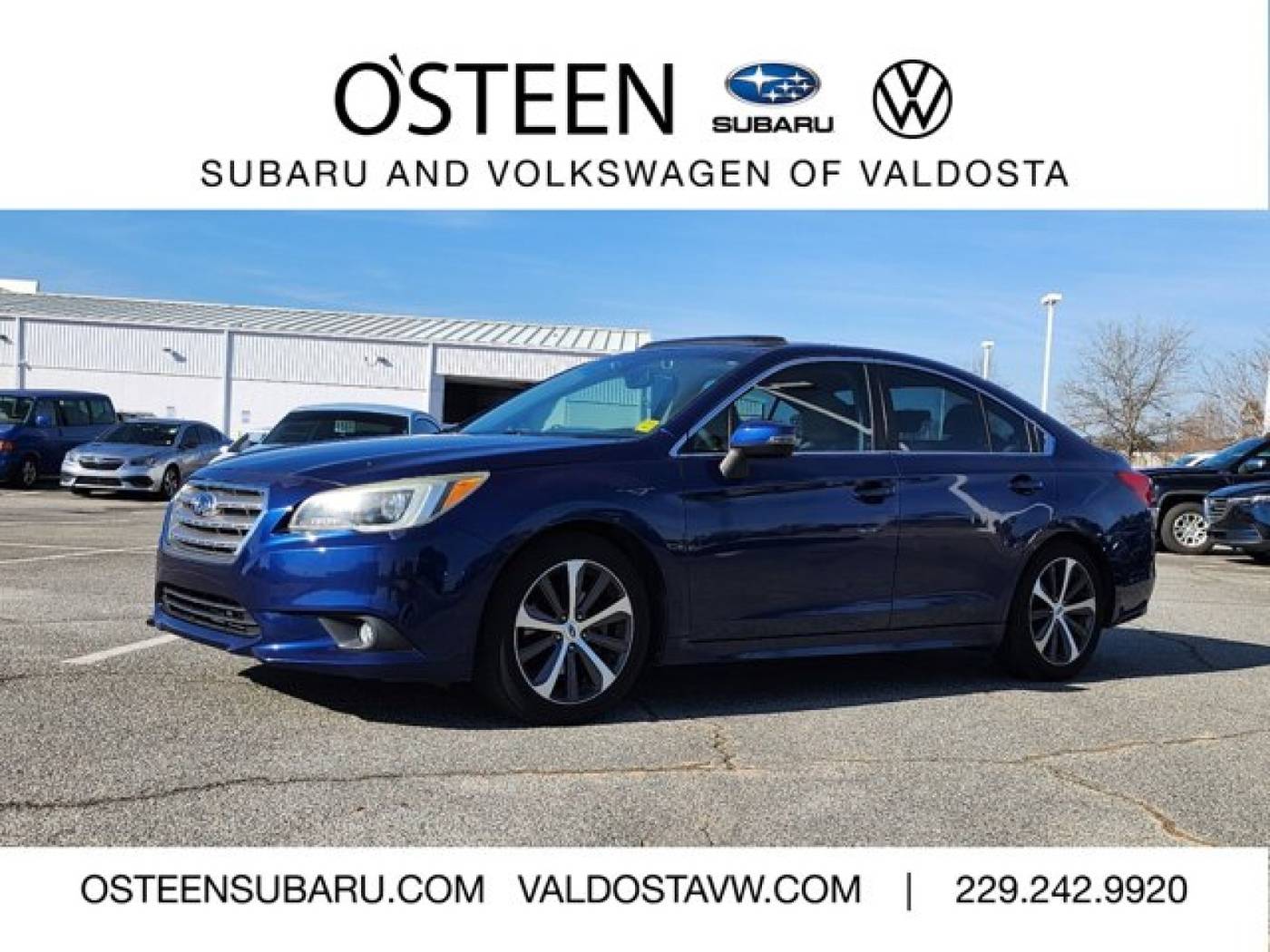 2015 Subaru Legacy 3.6R Limited — Sedan — 60,440 mi — Valdosta, GA