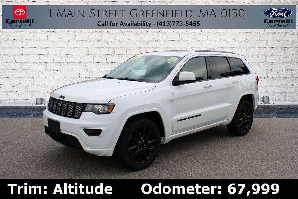 2019 Jeep Grand Cherokee Altitude — SUV — 67,999 mi — Greenfield, MA