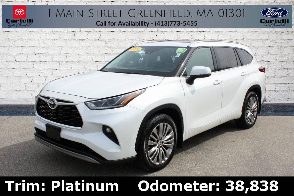 2022 Toyota Highlander Platinum — SUV — 38,838 mi — Greenfield, MA