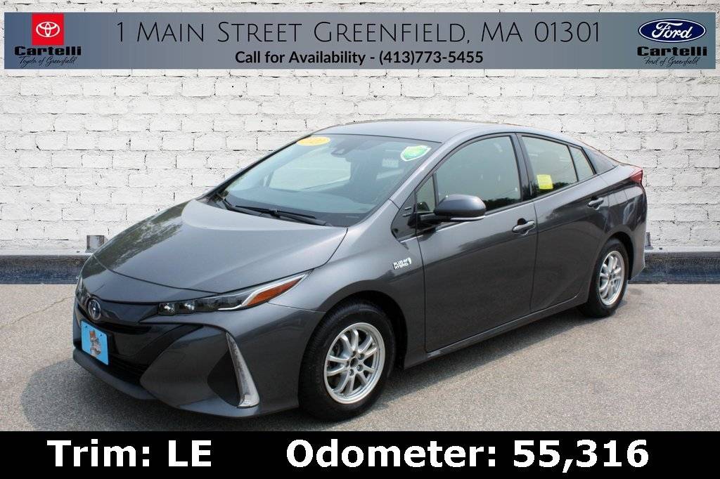 2020 Toyota Prius Prime LE — Hatchback — 55,316 mi — Greenfield, MA