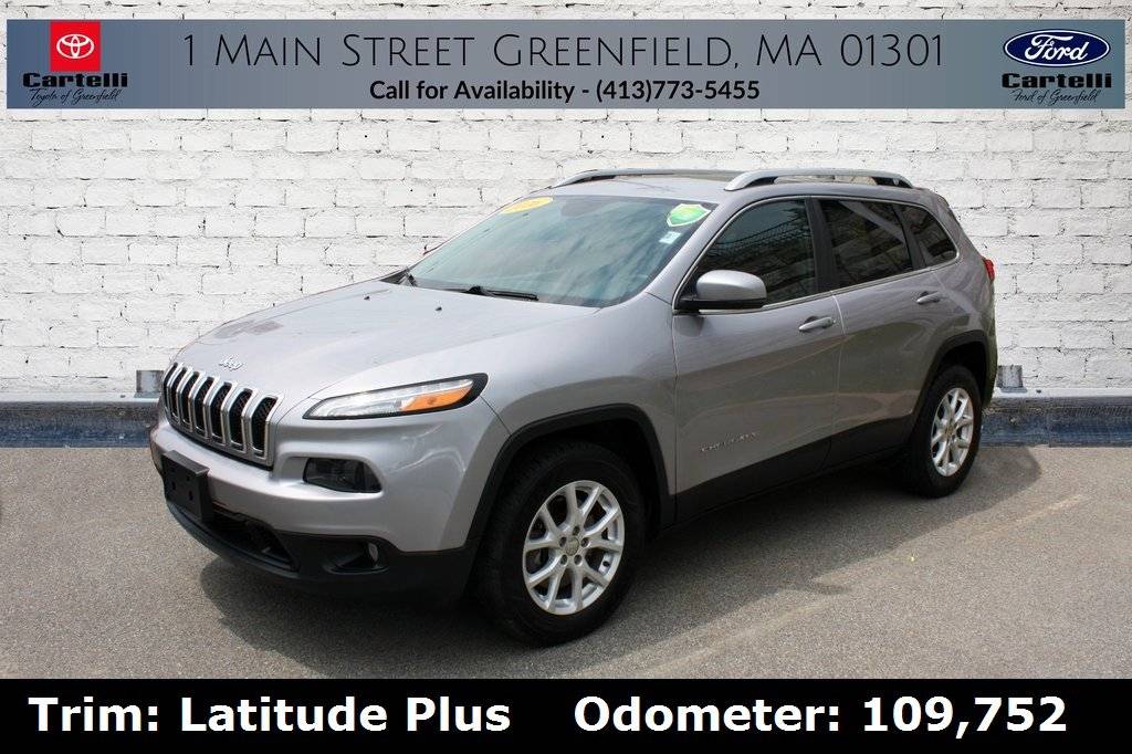 2018 Jeep Cherokee Latitude Plus — SUV — 109,752 mi — Greenfield, MA
