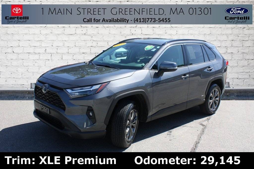 2022 Toyota RAV4 Hybrid XLE Premium — SUV — 29,145 mi — Greenfield, MA