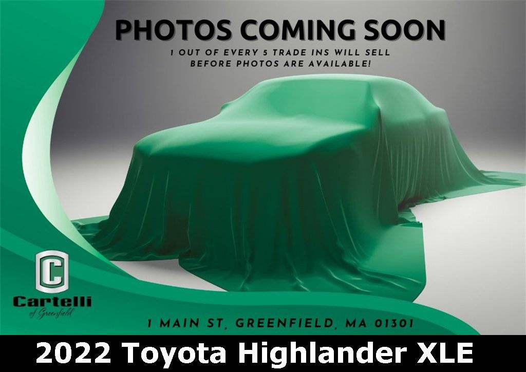 2022 Toyota Highlander XLE — SUV — 37,170 mi — Greenfield, MA