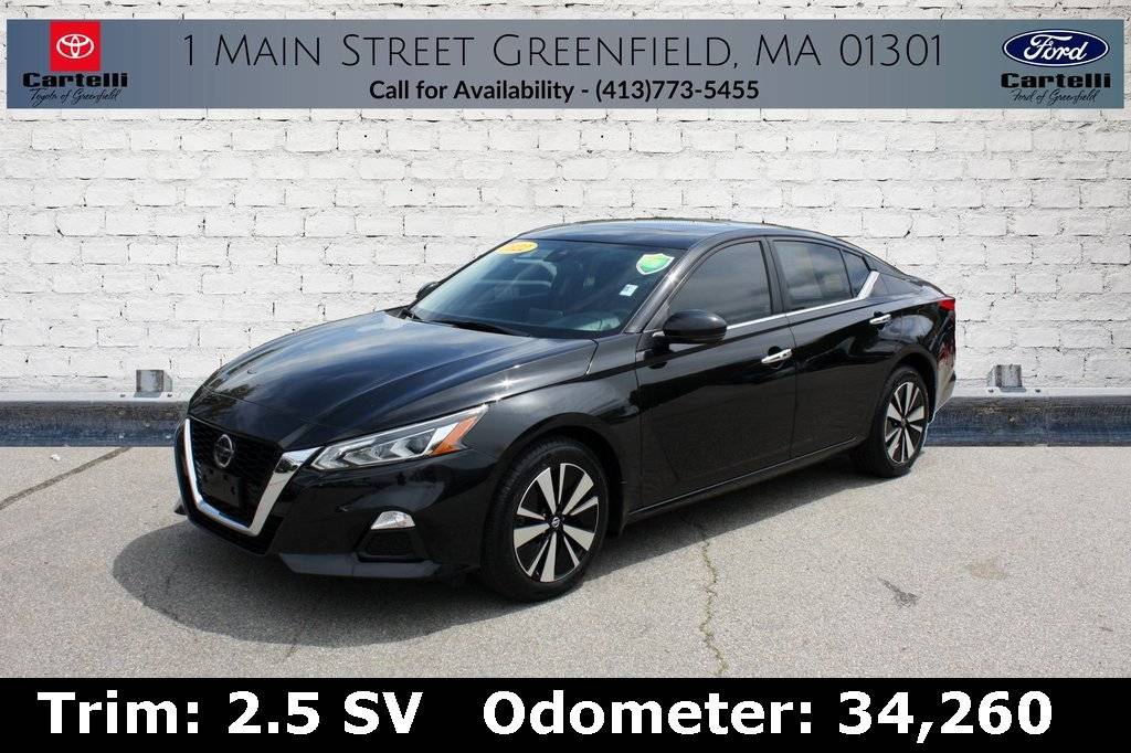 2021 Nissan Altima SV — Sedan — 34,260 mi — Greenfield, MA