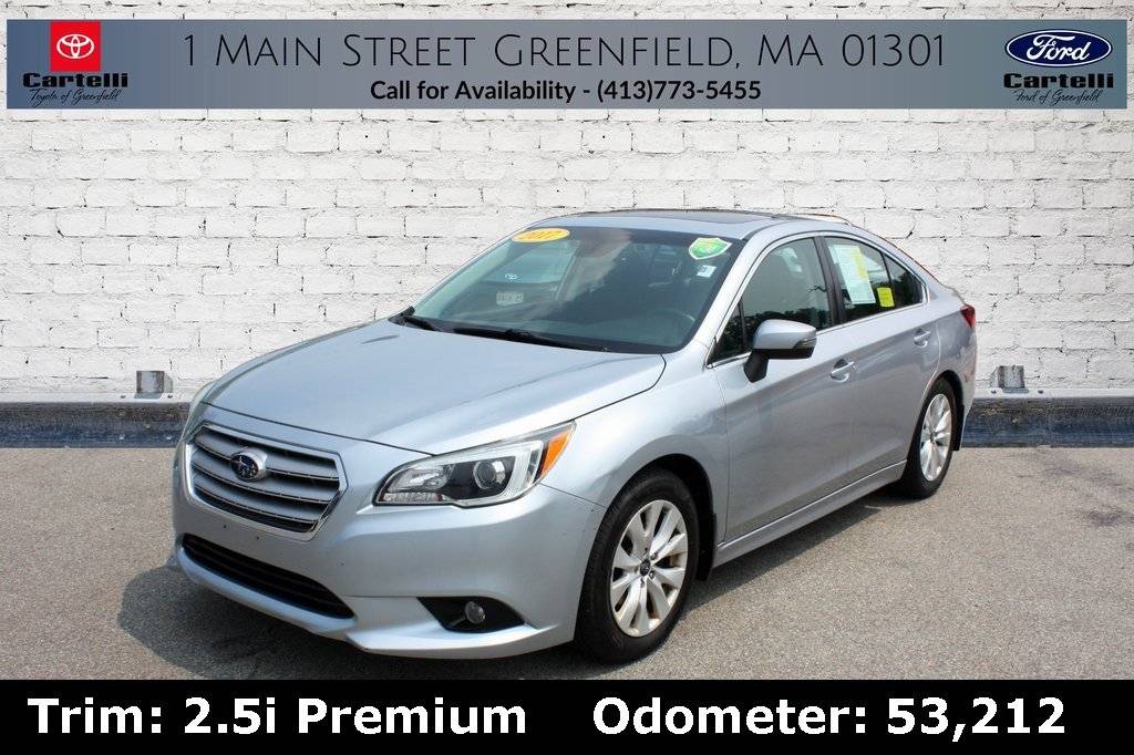 2017 Subaru Legacy 2.5i Premium — Sedan — 53,212 mi — Greenfield, MA