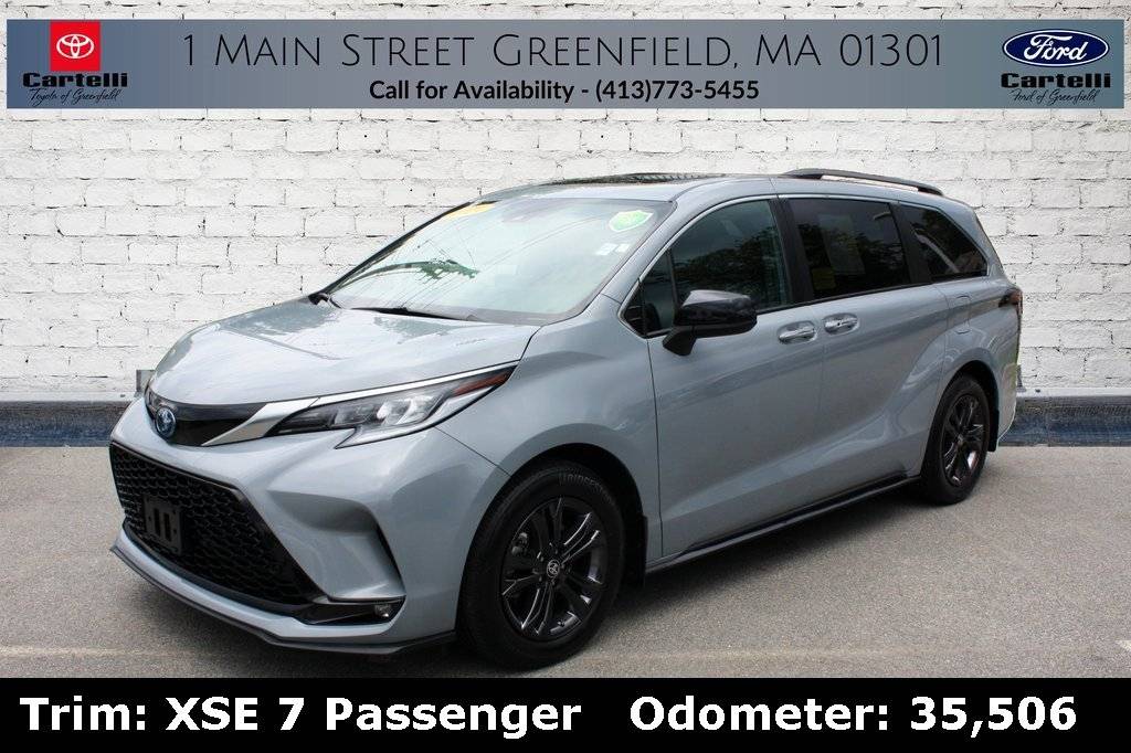 2024 Toyota Sienna XSE — Minivan — 35,506 mi — Greenfield, MA