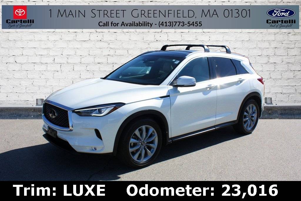 2022 INFINITI QX50 LUXE — SUV — 23,016 mi — Greenfield, MA