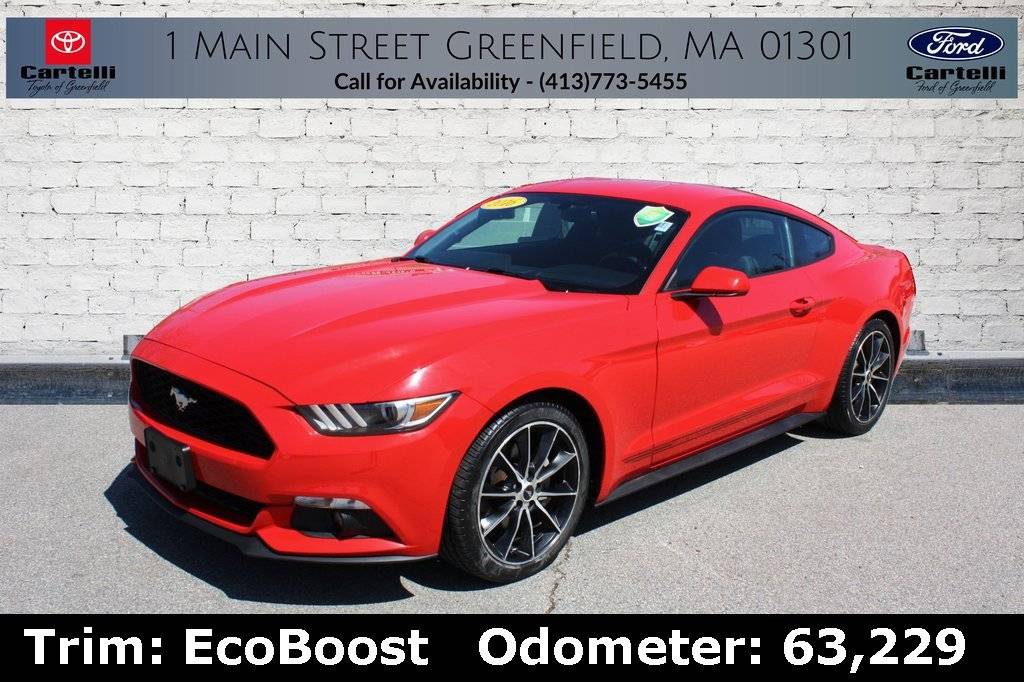 2016 Ford Mustang EcoBoost — Coupe — 63,229 mi — Greenfield, MA