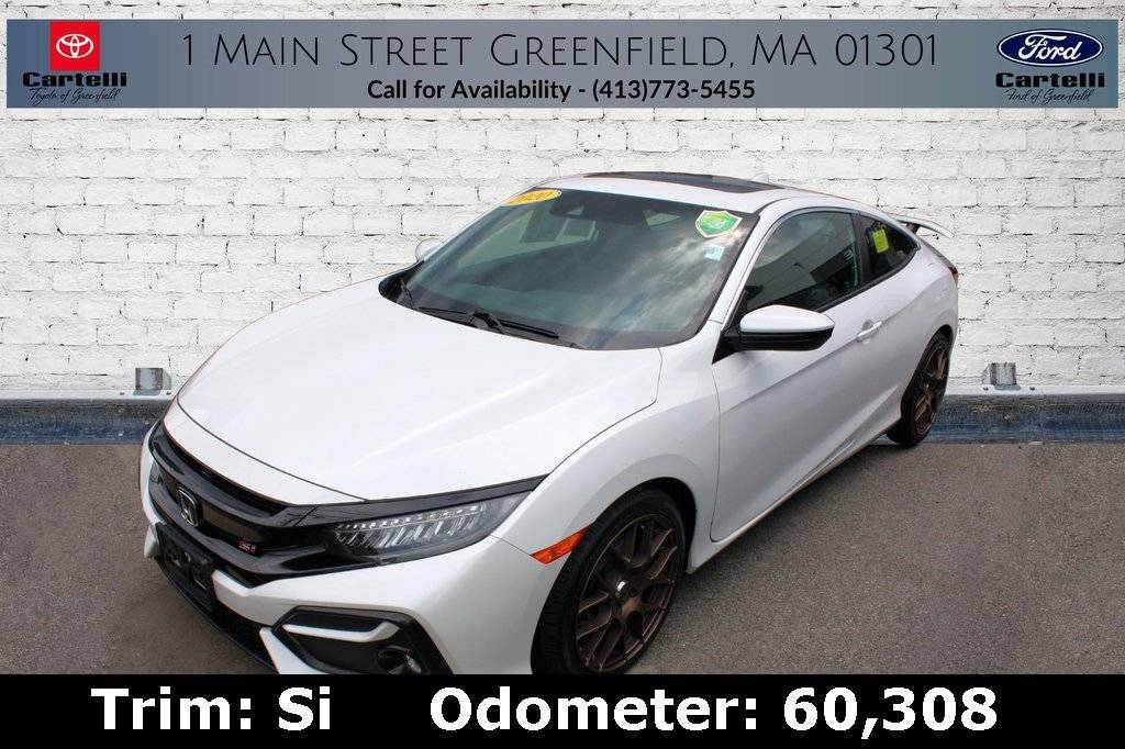 2020 Honda Civic Si — Coupe — 60,308 mi — Greenfield, MA