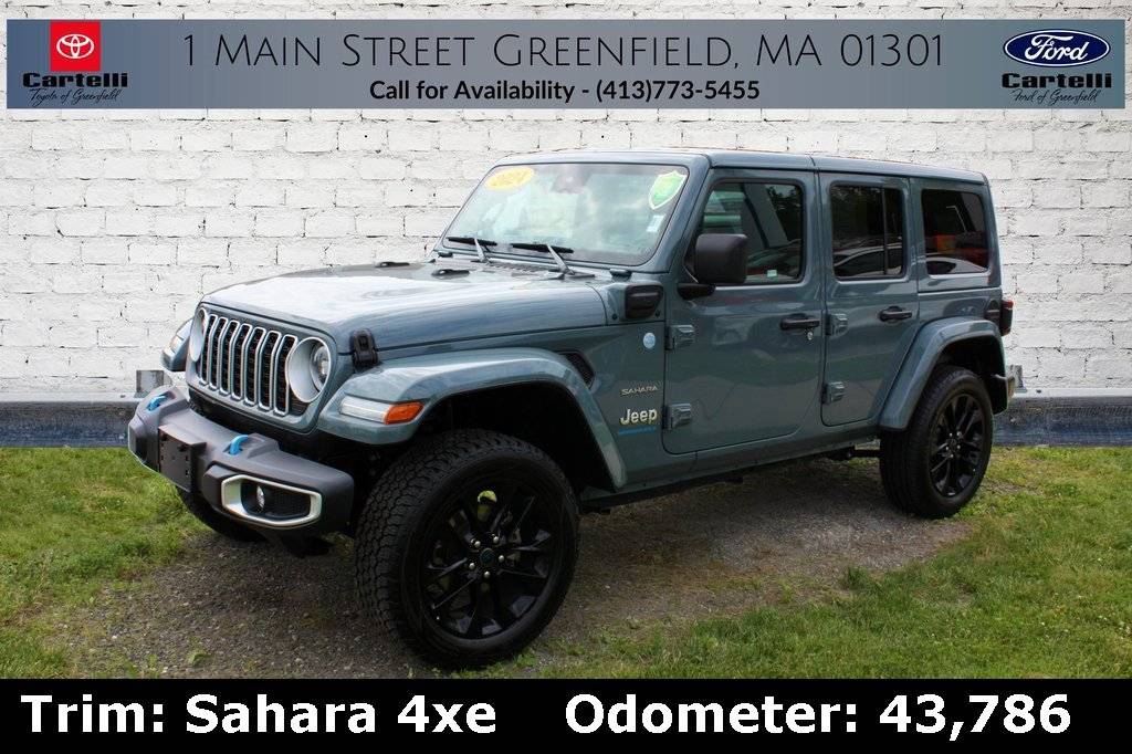 2024 Jeep Wrangler Sahara — SUV — 43,786 mi — Greenfield, MA