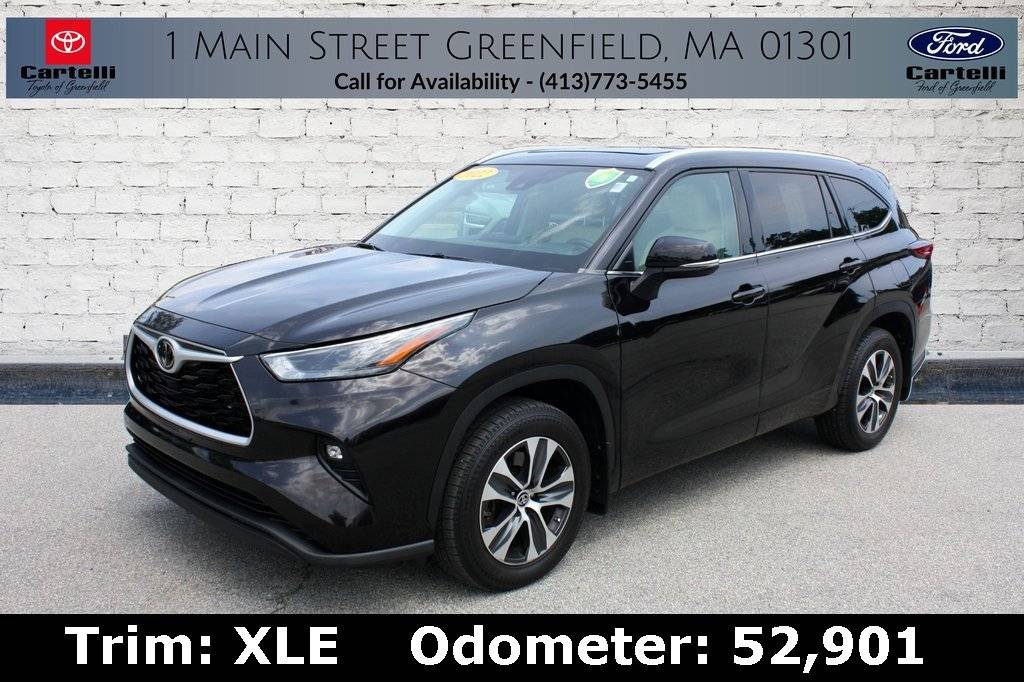 2022 Toyota Highlander XLE — SUV — 52,901 mi — Greenfield, MA
