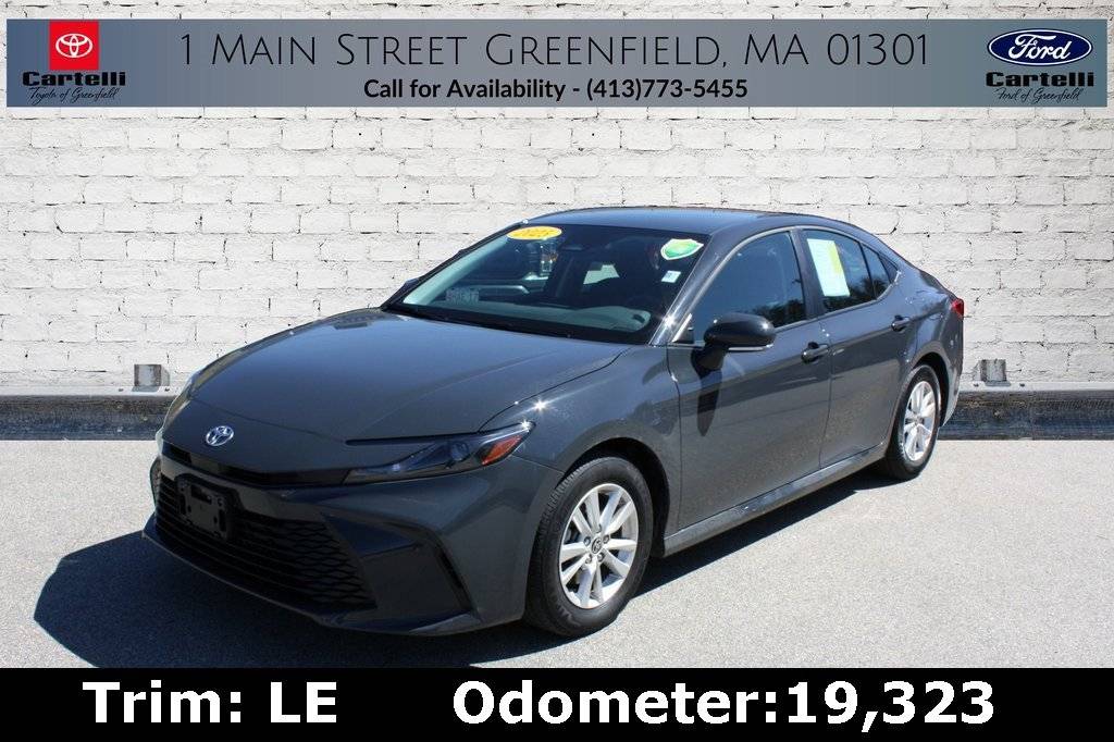 2025 Toyota Camry LE — Sedan — 19,323 mi — Greenfield, MA