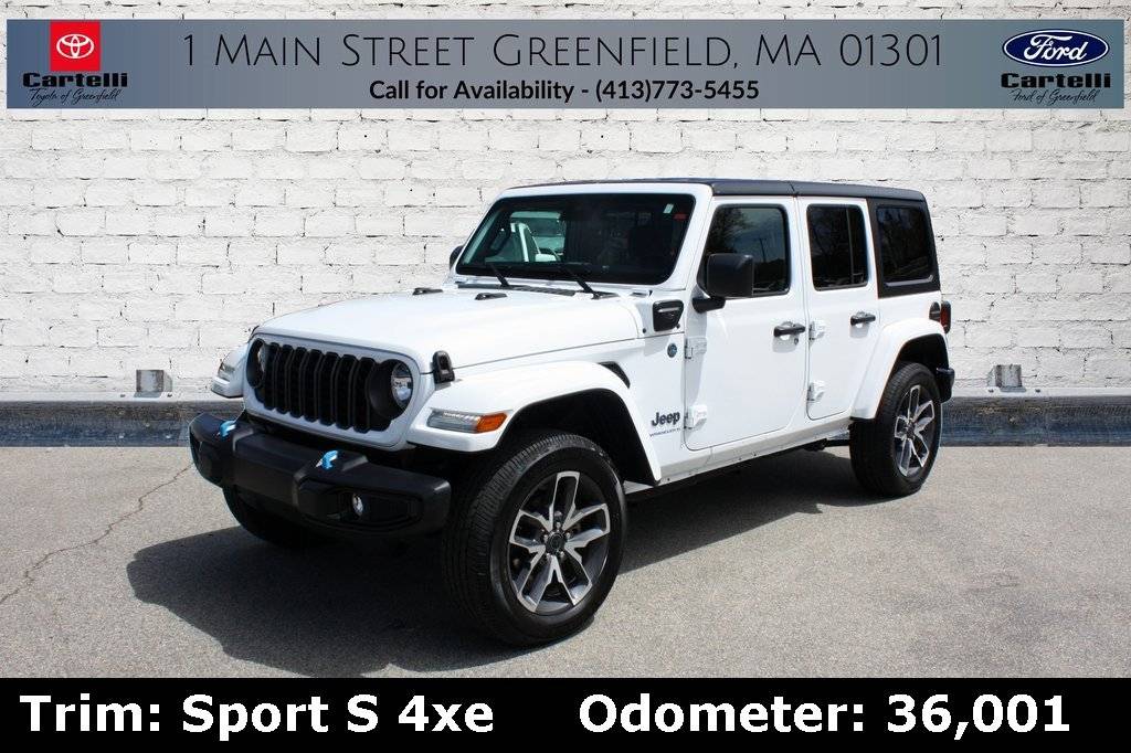 2024 Jeep Wrangler Sport S — SUV — 36,001 mi — Greenfield, MA