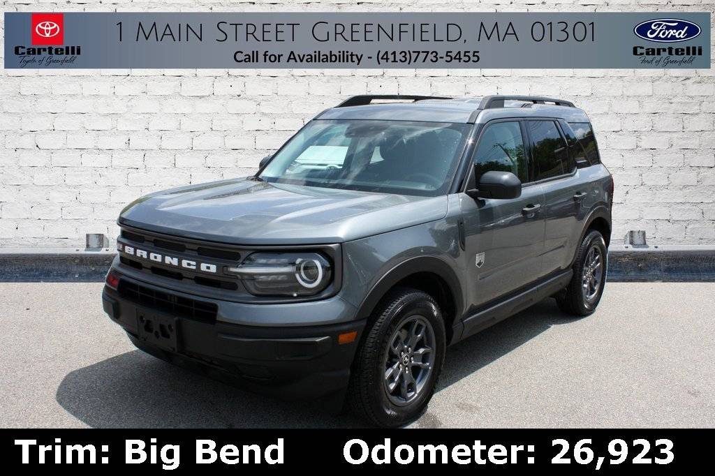 2024 Ford Bronco Sport Big Bend — SUV — 26,923 mi — Greenfield, MA