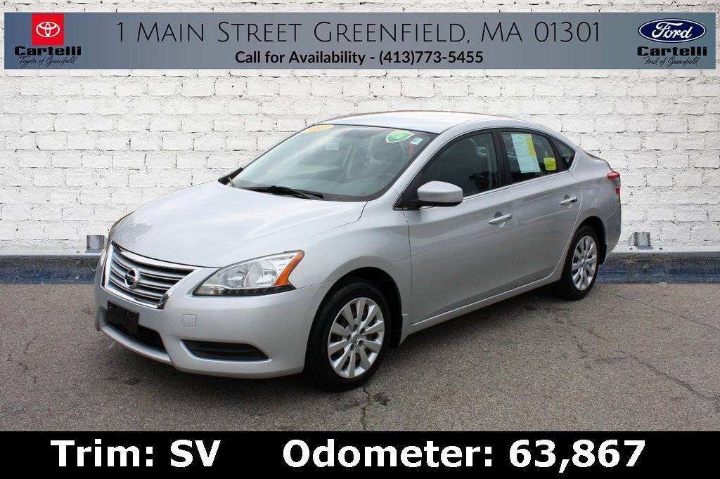 2013 Nissan Sentra SV — Sedan — 63,867 mi — Greenfield, MA