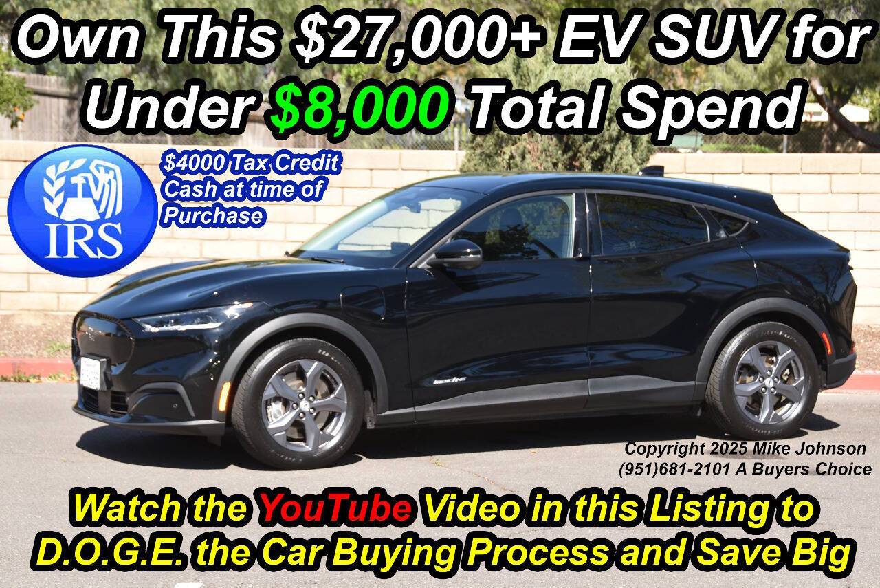 2023 Ford Mustang Mach-E Select — SUV — 46,586 mi — Riverside, CA