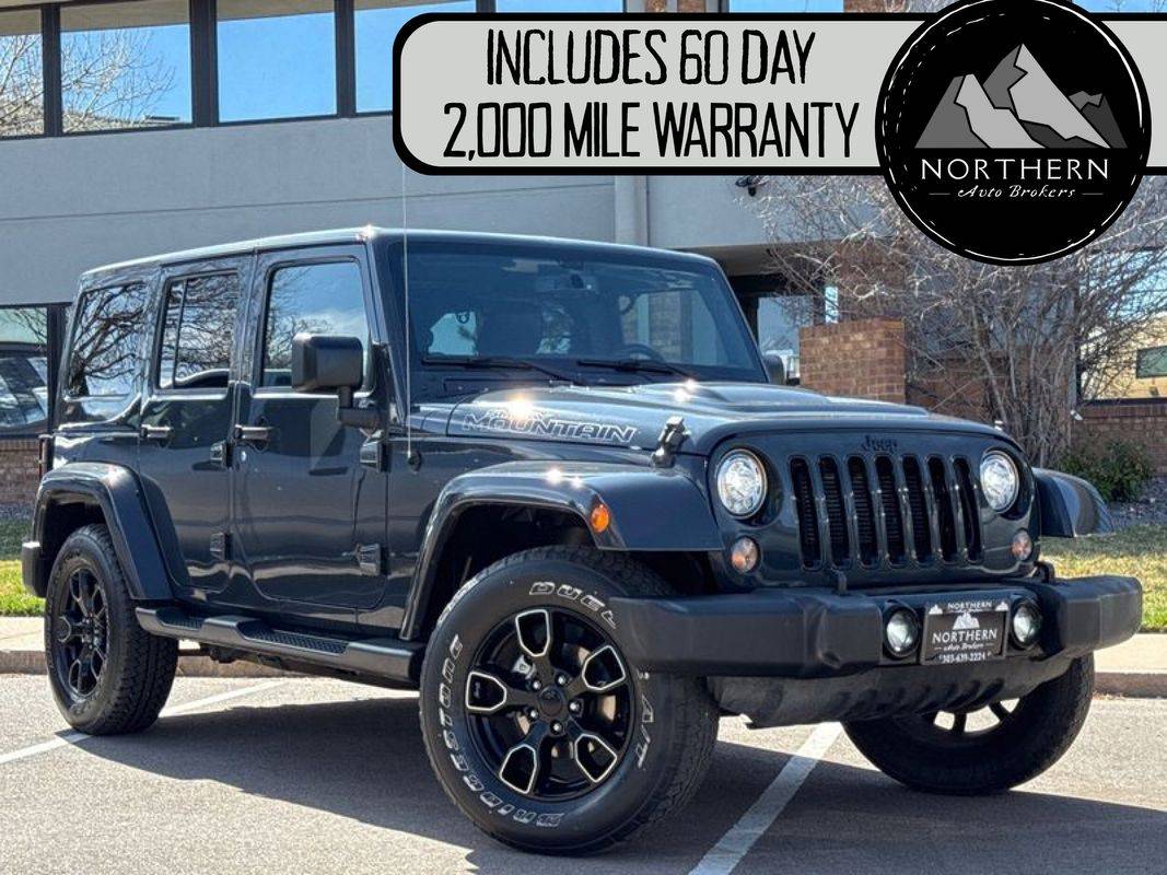 2017 Jeep Wrangler Smoky Mountain — SUV — 111,002 mi — Denver, CO