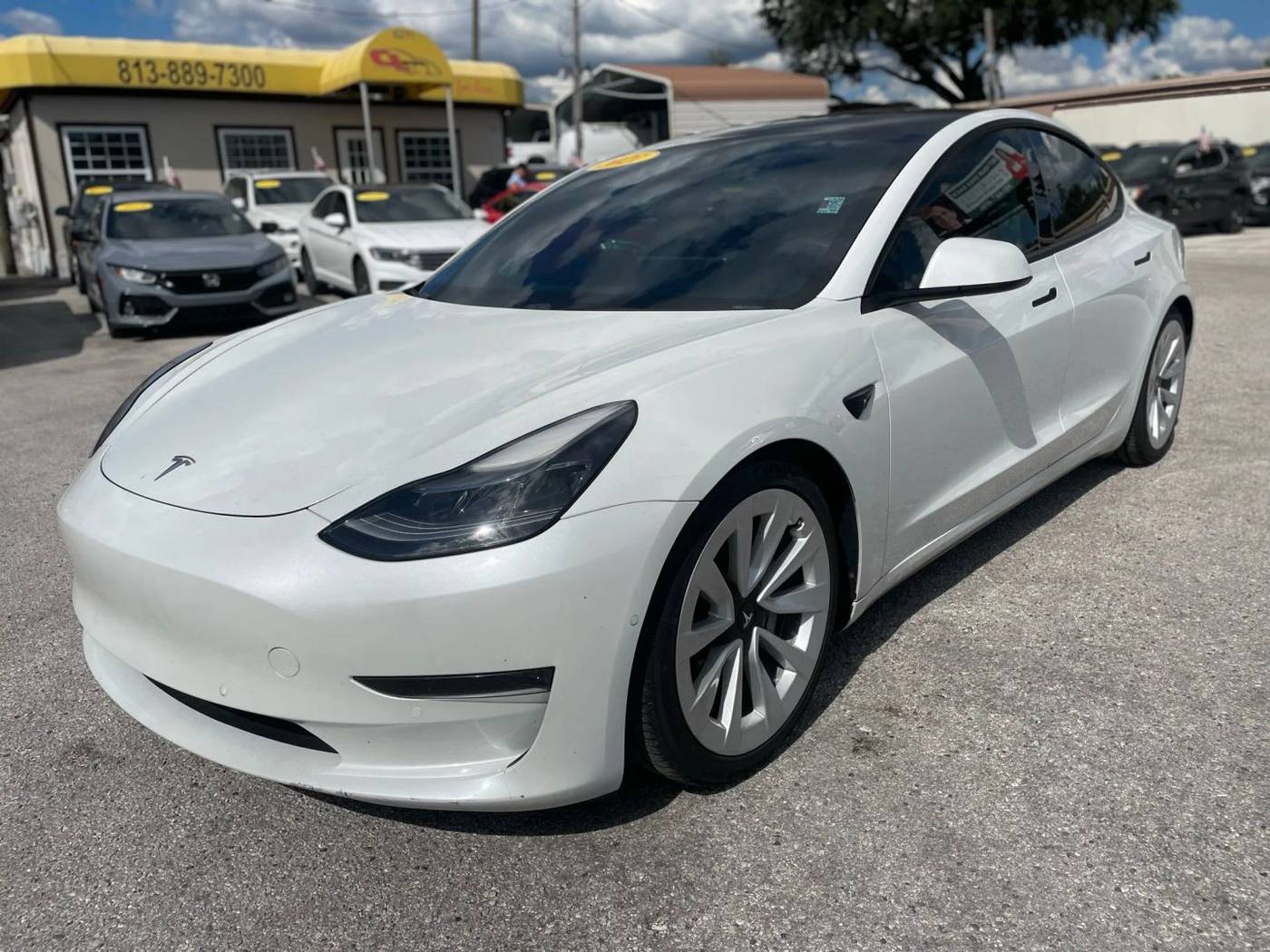 2021 Tesla Model 3 Standard Range Plus — Sedan — 102,132 mi — Tampa, FL