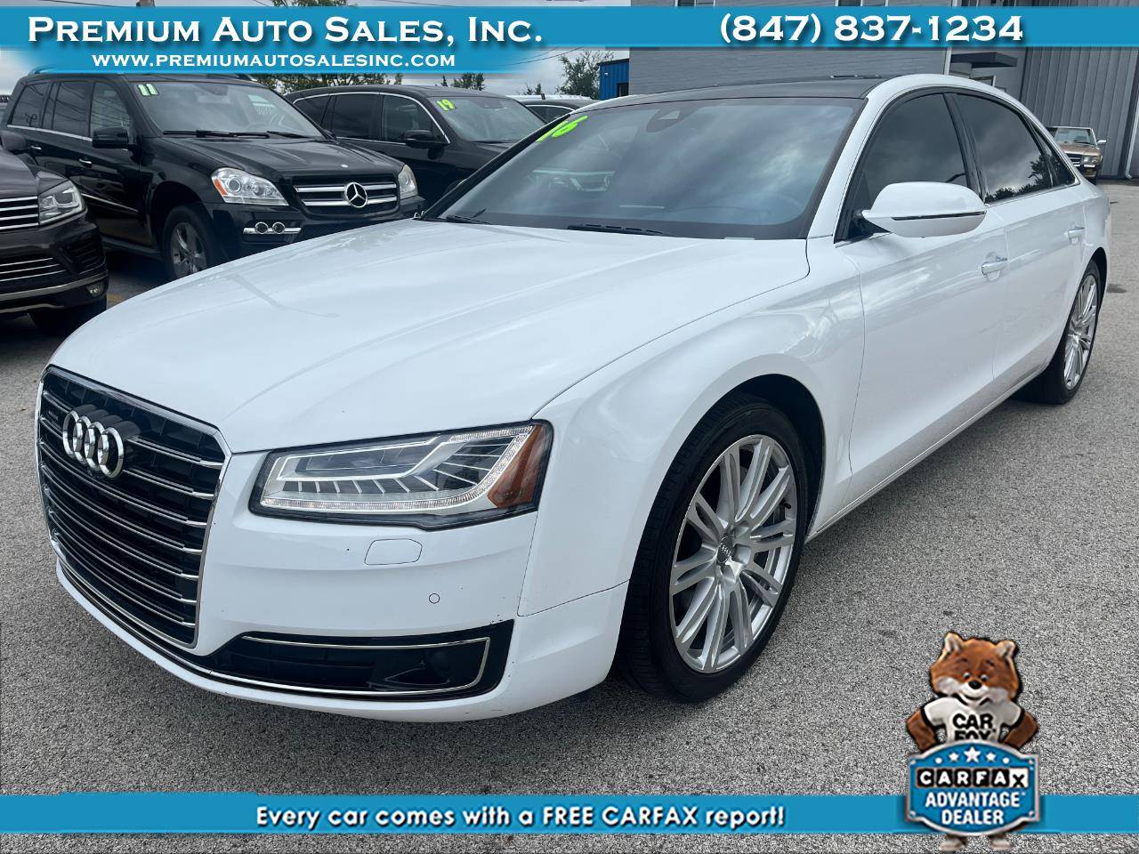 2016 Audi A8 3.0T — Sedan — 83,751 mi — Palatine, IL