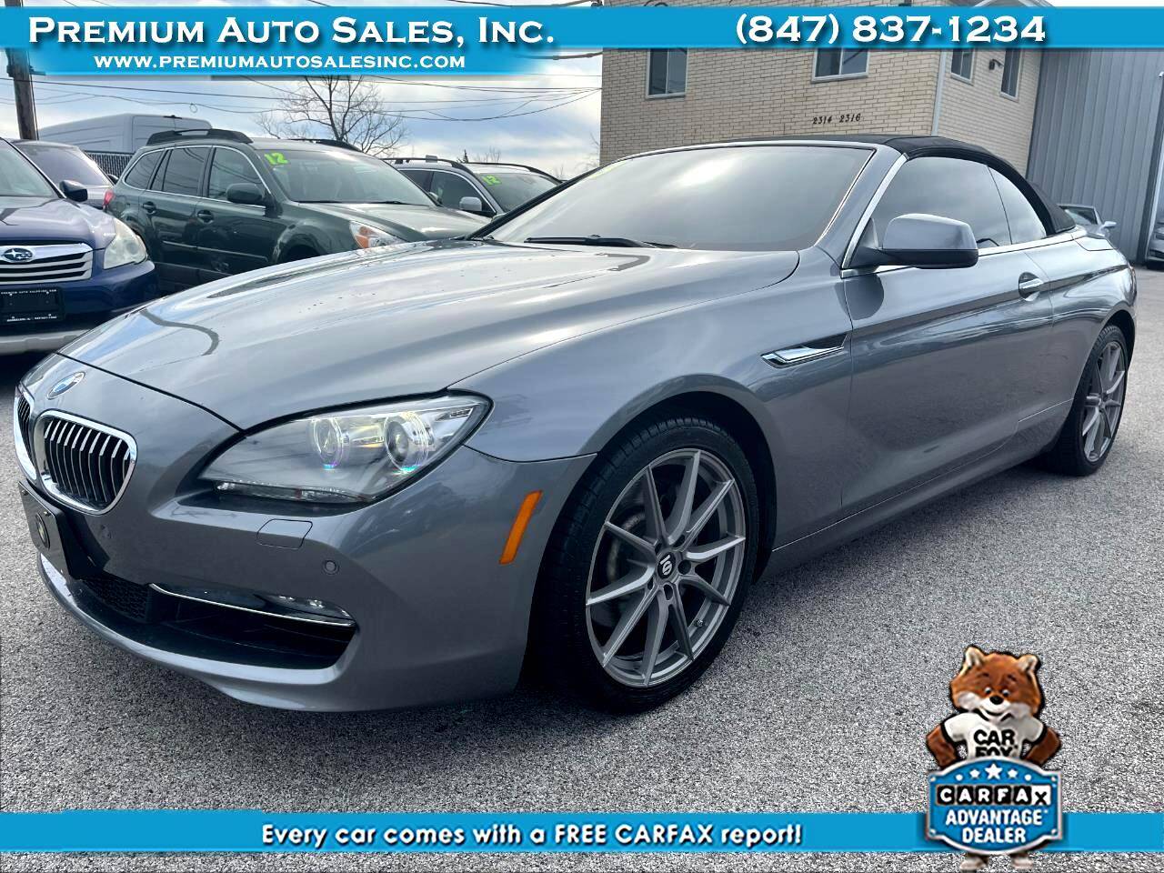2013 BMW 6 Series 640i — Convertible — 80,921 mi — Palatine, IL