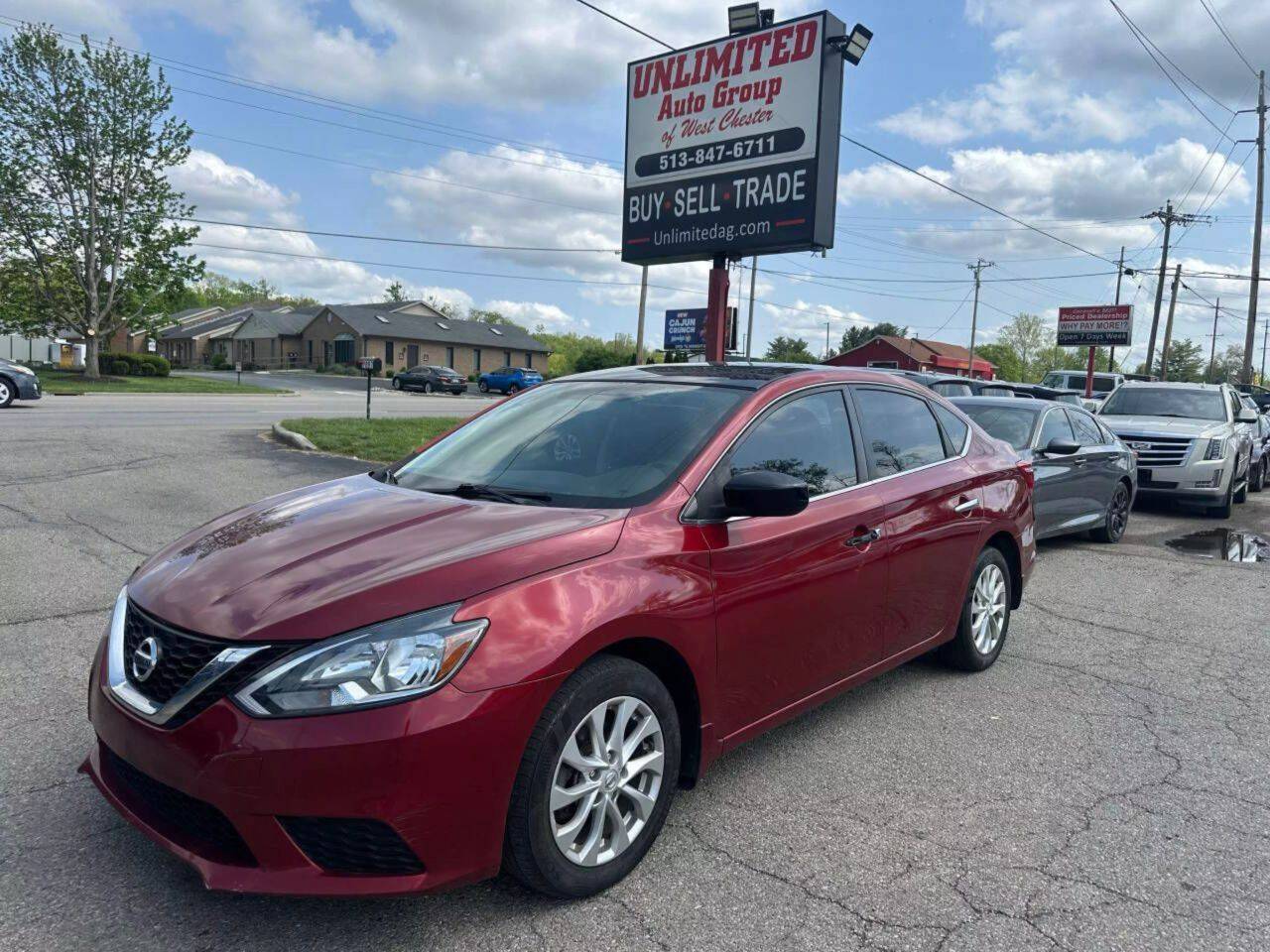 2017 Nissan Sentra SV — Sedan — 72,952 mi — West Chester, OH