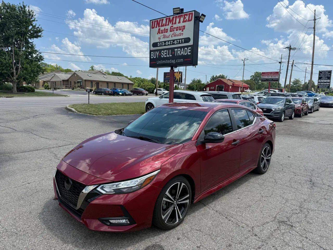 2020 Nissan Sentra SR — Sedan — 95,707 mi — West Chester, OH