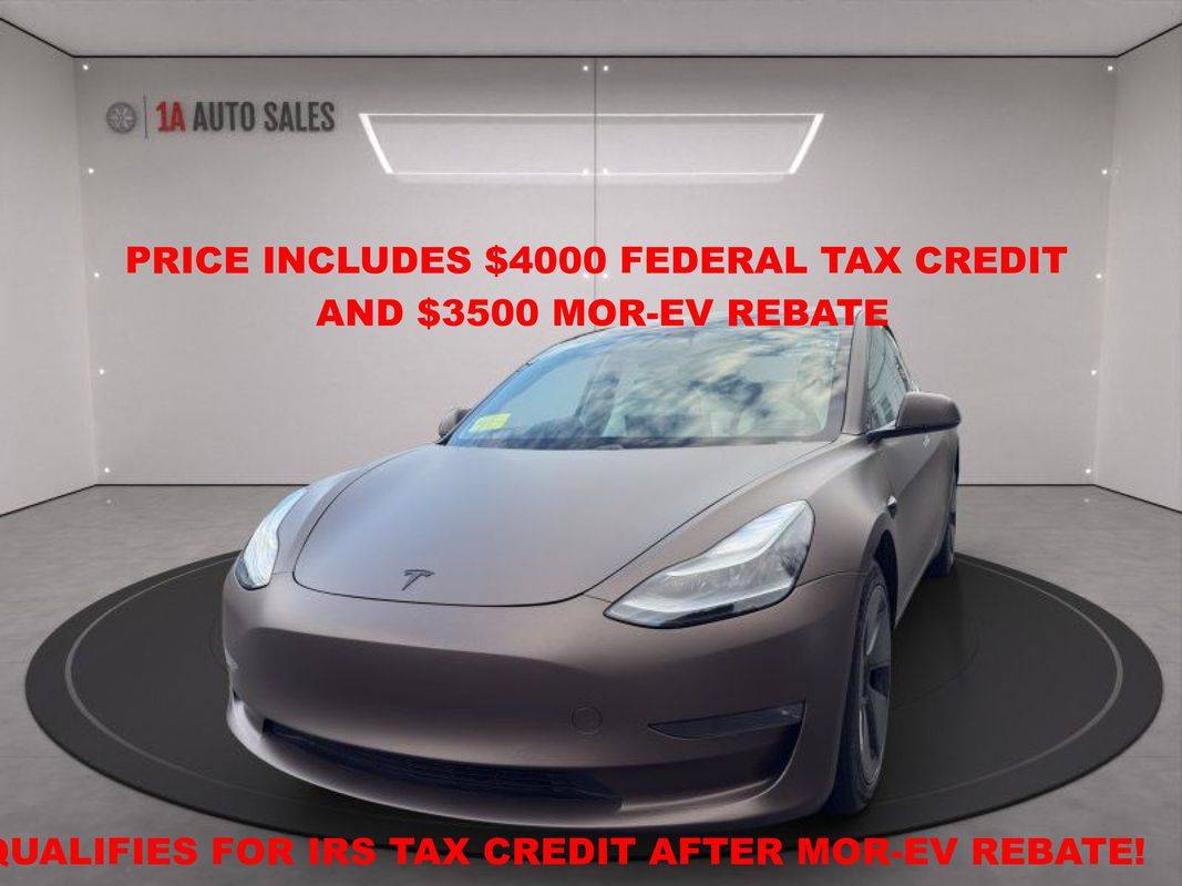 2021 Tesla Model 3 Long Range — Sedan — 52,147 mi — Walpole, MA