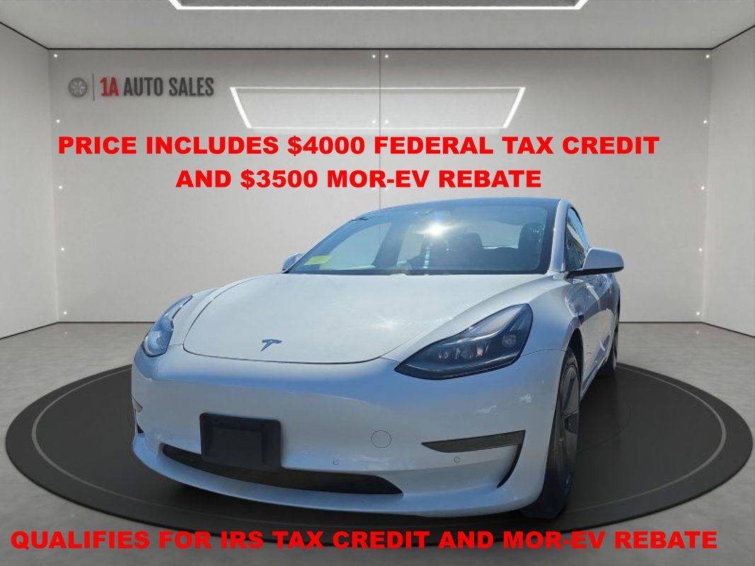 2021 Tesla Model 3 Standard Range Plus — Sedan — 50,222 mi — Walpole, MA