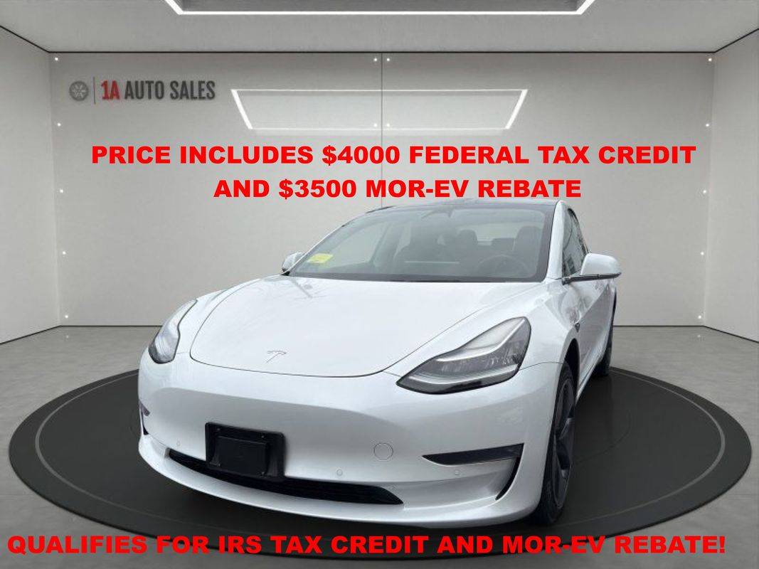 2019 Tesla Model 3 Standard Range Plus — Sedan — 41,451 mi — Walpole, MA
