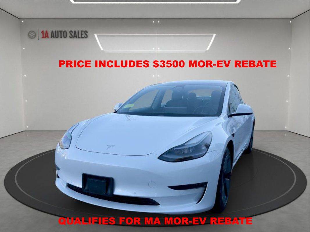 2021 Tesla Model 3 Standard Range Plus — Sedan — 37,614 mi — Walpole, MA