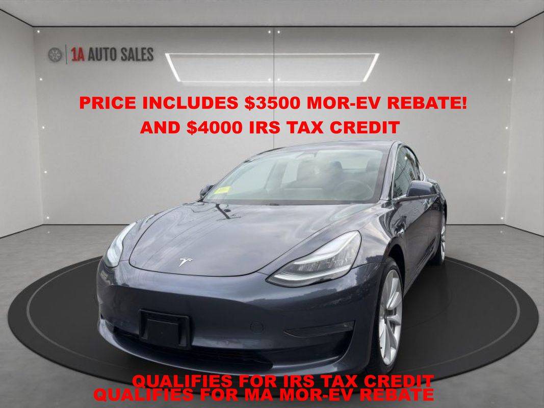 2019 Tesla Model 3 Long Range — Sedan — 69,100 mi — Walpole, MA
