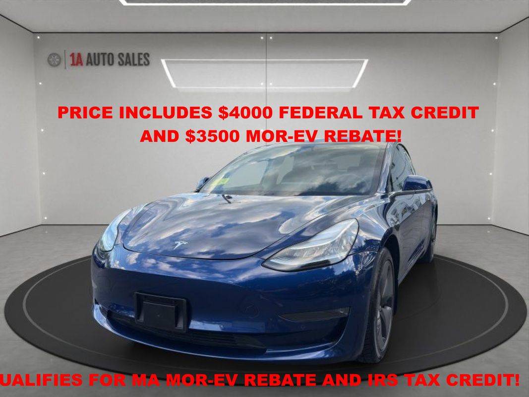 2019 Tesla Model 3 Long Range — Sedan — 61,629 mi — Walpole, MA