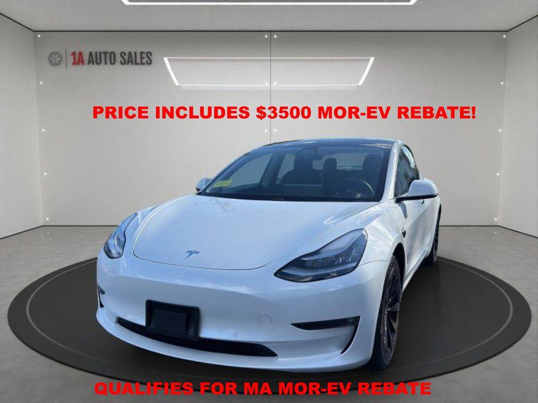 2021 Tesla Model 3 Long Range — Sedan — 47,237 mi — Walpole, MA