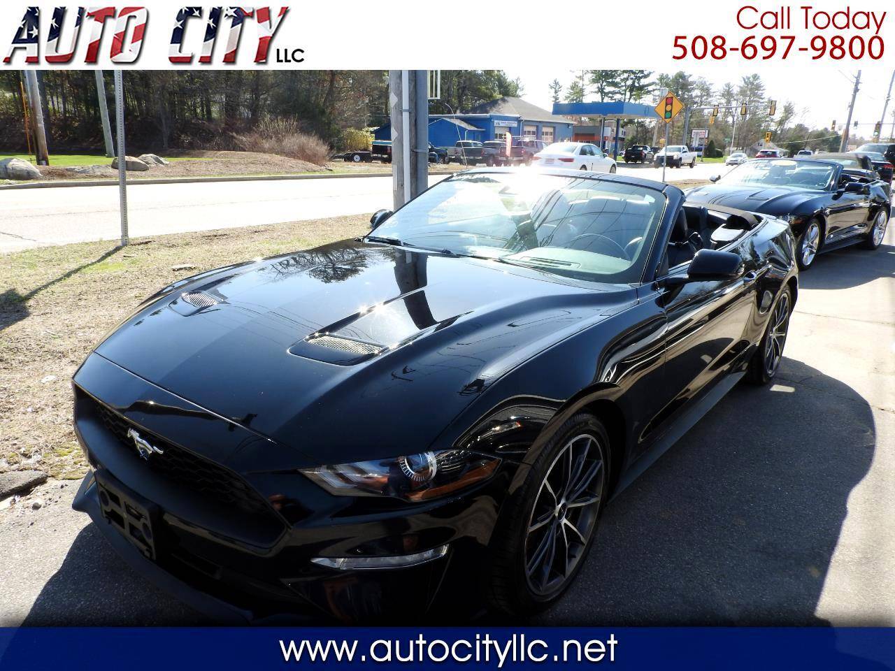 2019 Ford Mustang EcoBoost Premium — Convertible — 38,432 mi — Bridgewater, MA