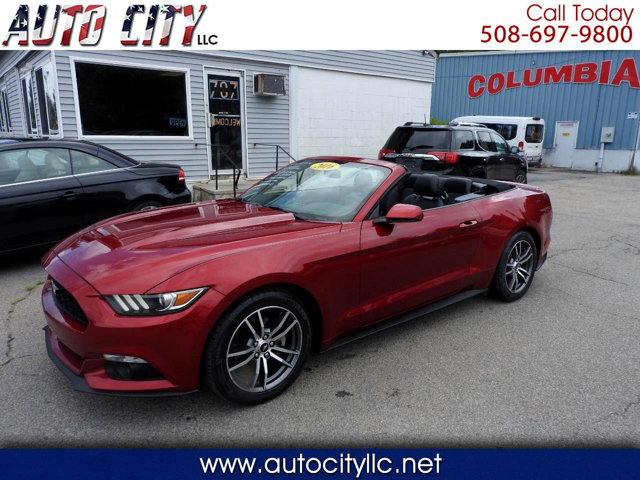 2016 Ford Mustang EcoBoost Premium — Convertible — 107,162 mi — Bridgewater, MA
