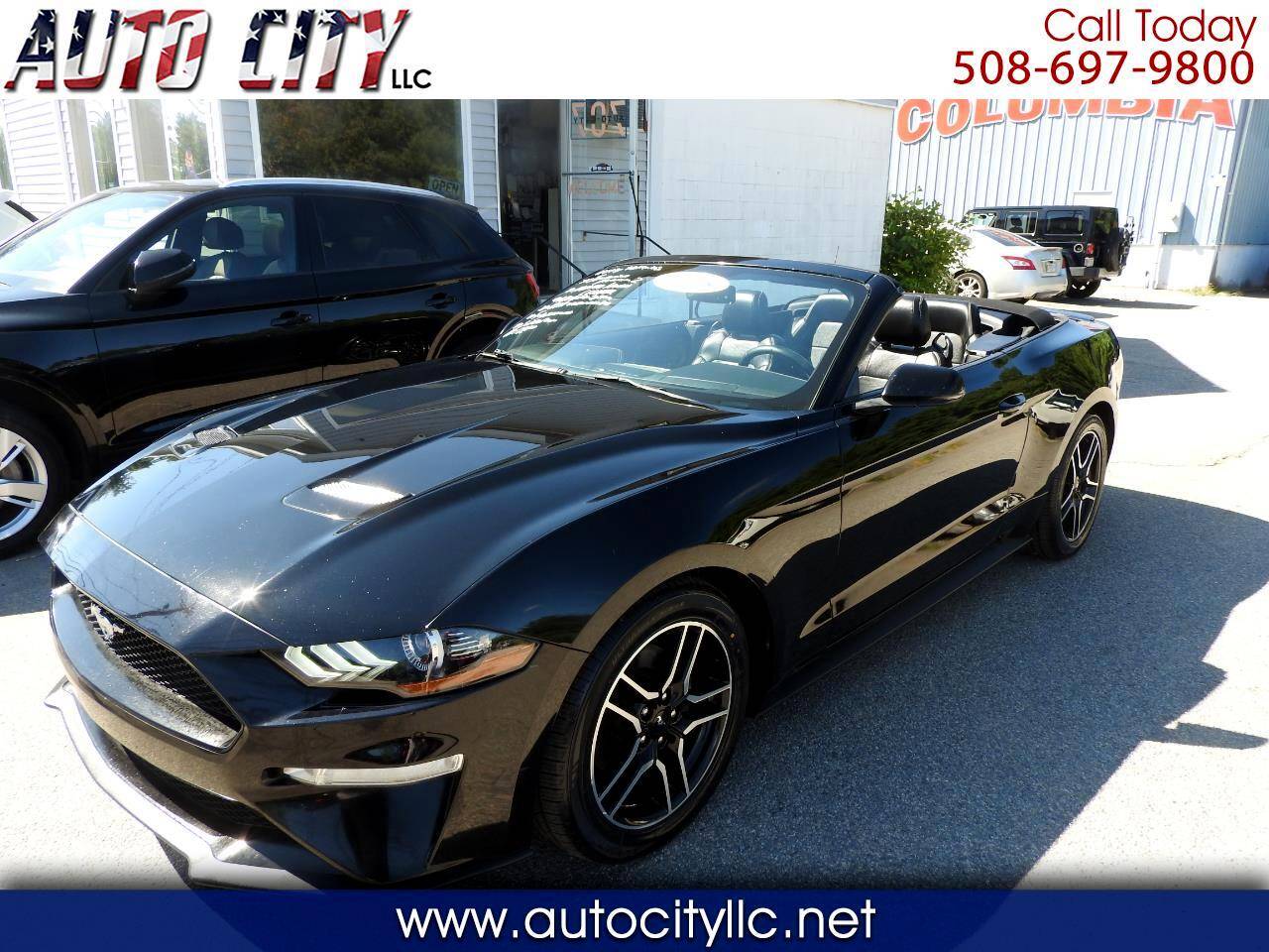 2018 Ford Mustang EcoBoost Premium — Convertible — 98,336 mi — Bridgewater, MA