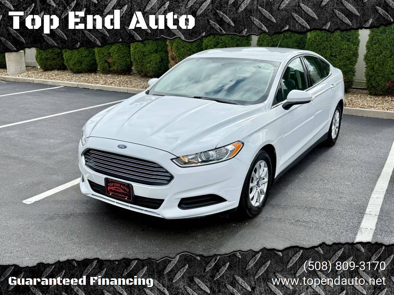 2016 Ford Fusion S — Sedan — 30,415 mi — North Attleborough, MA