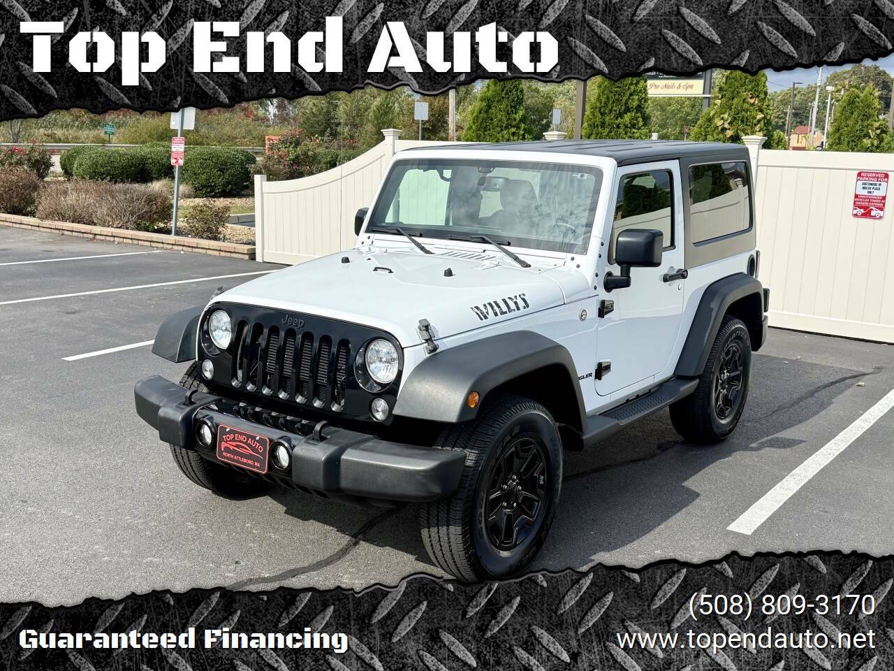 2015 Jeep Wrangler Willys Wheeler — SUV — 74,781 mi — North Attleborough, MA