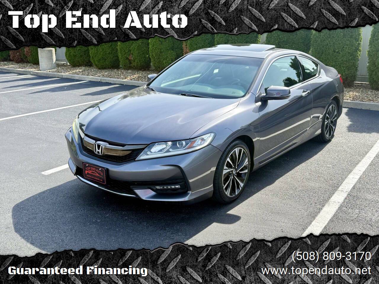 2016 Honda Accord EX-L — Coupe — 109,675 mi — North Attleborough, MA