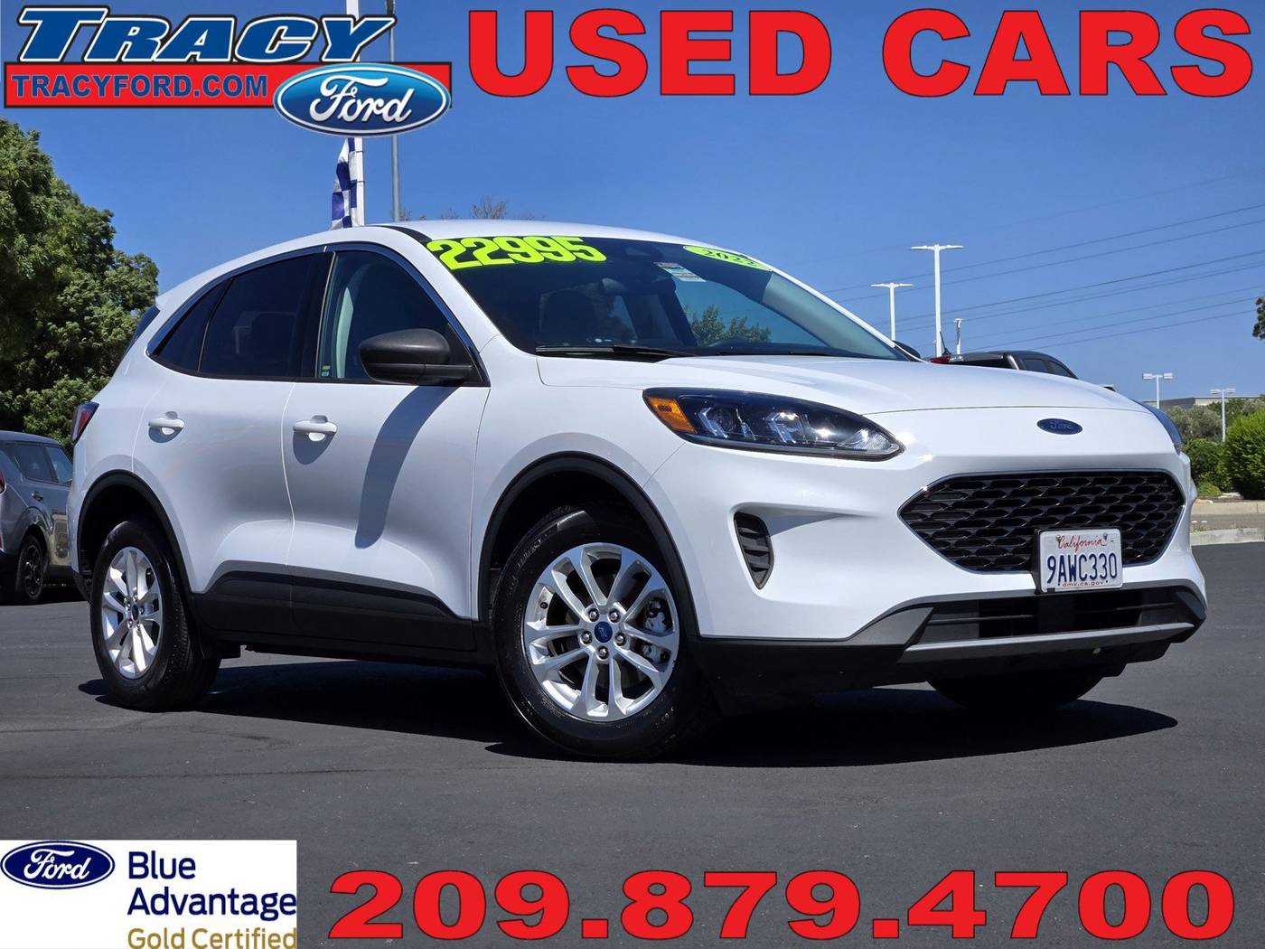 2022 Ford Escape SE — SUV — 50,186 mi — Tracy, CA
